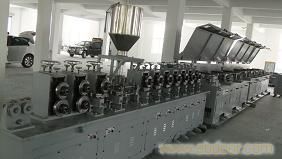 Flux cored welding wire production machines