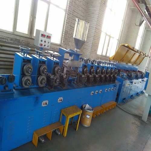 Low cost flux cored soldering wire production line