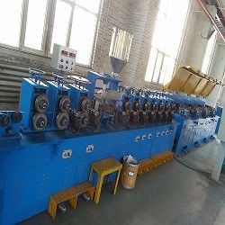 Low cost flux cored arc welding wire production line
